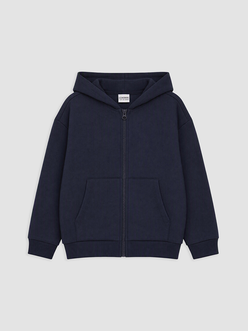 Lacivert Kapüşonlu Erkek Çocuk Sweatshirt