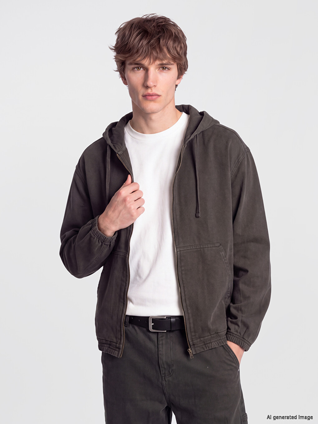 Man Green Shirt