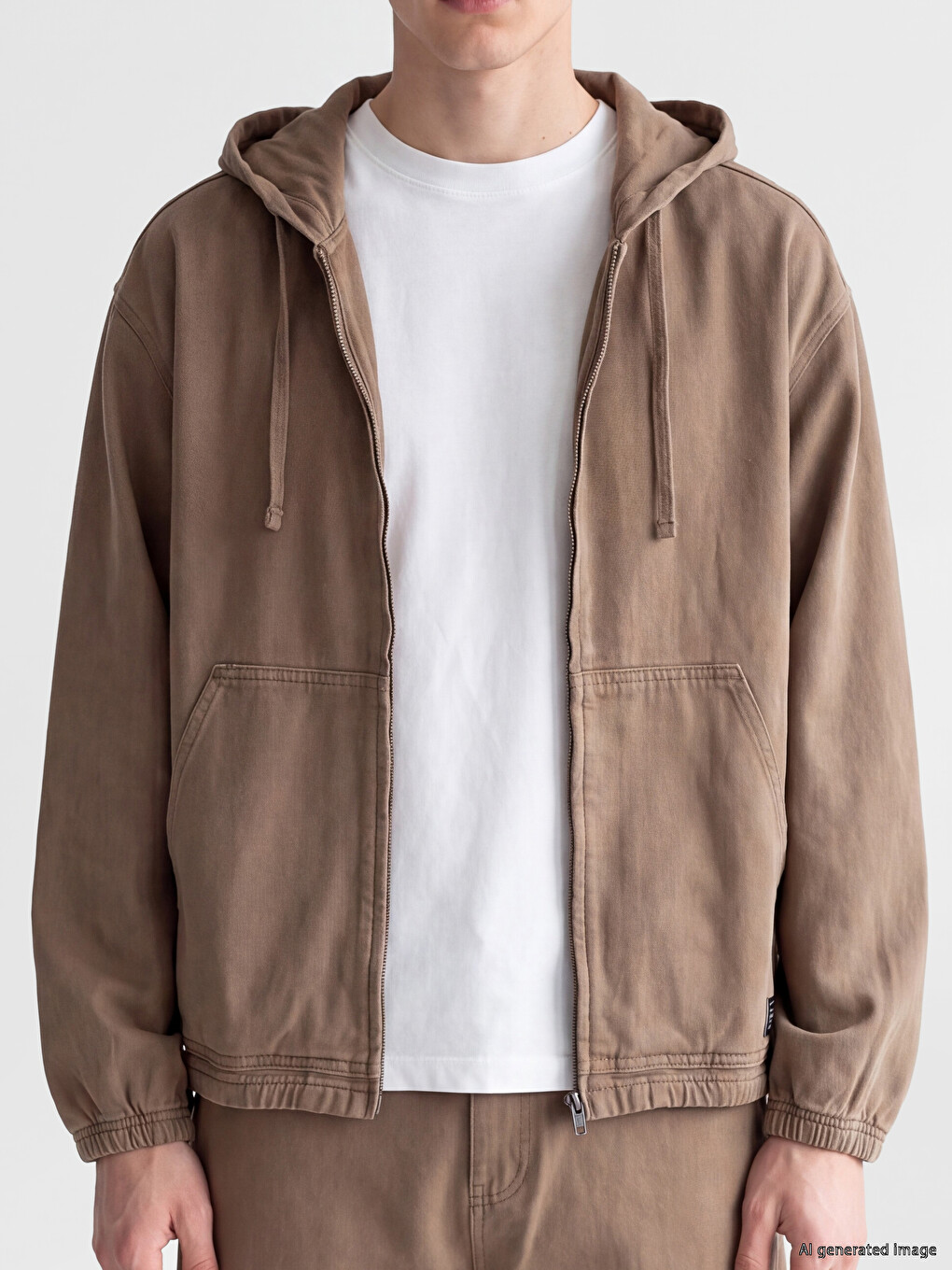 Man Brown Shirt-2