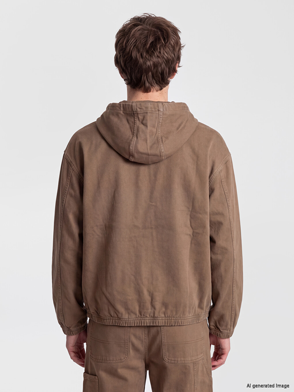 Man Brown Shirt-3
