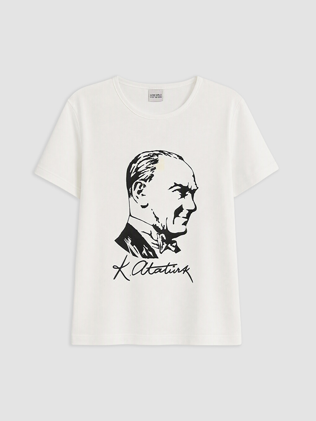Majica Za Djevojčice Sa Atatürk Štampom