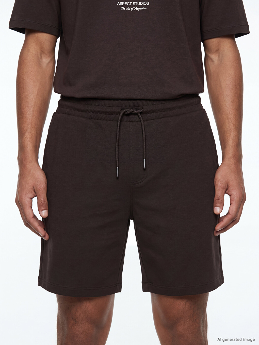 Kahverengi Regular Fit Erkek Şort-2