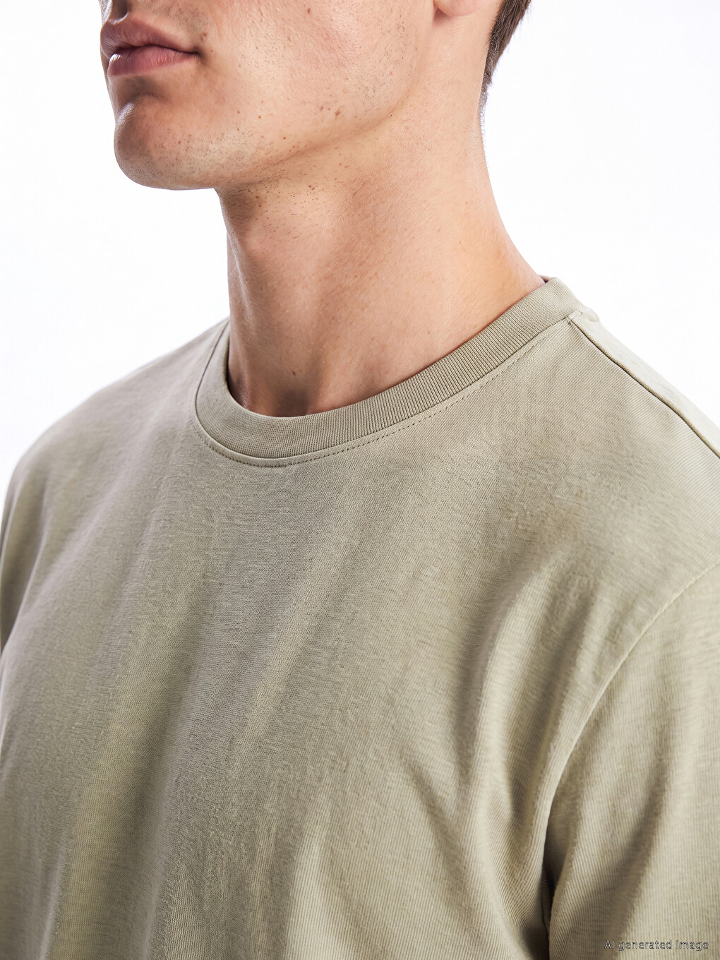 Crew Neck Men's T-shirt-2