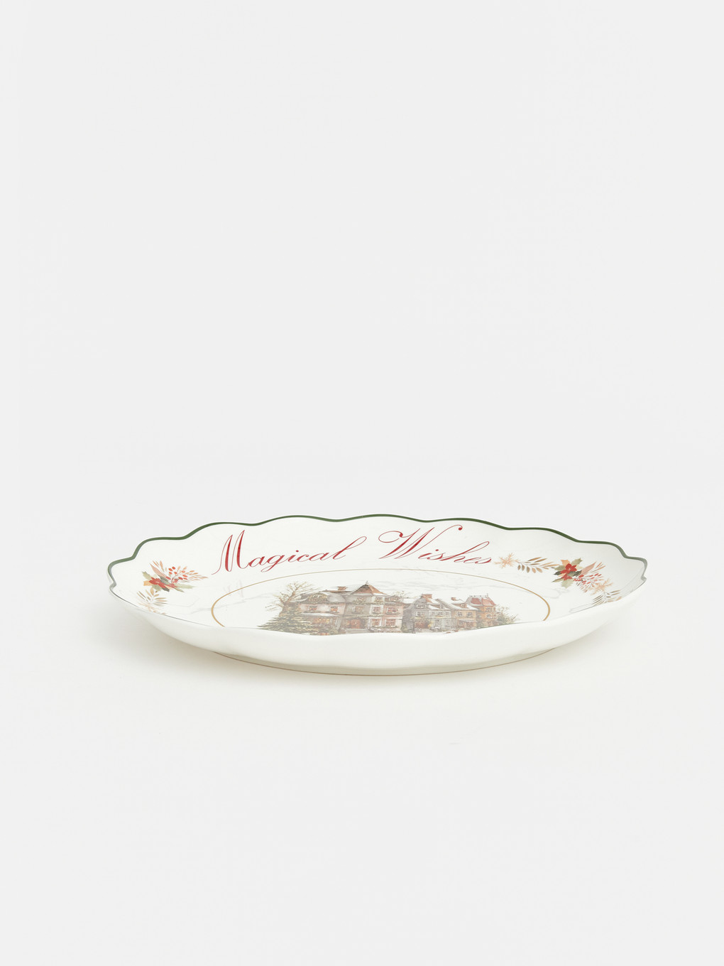 New Year Themed Serving Platter 27 Cm-1