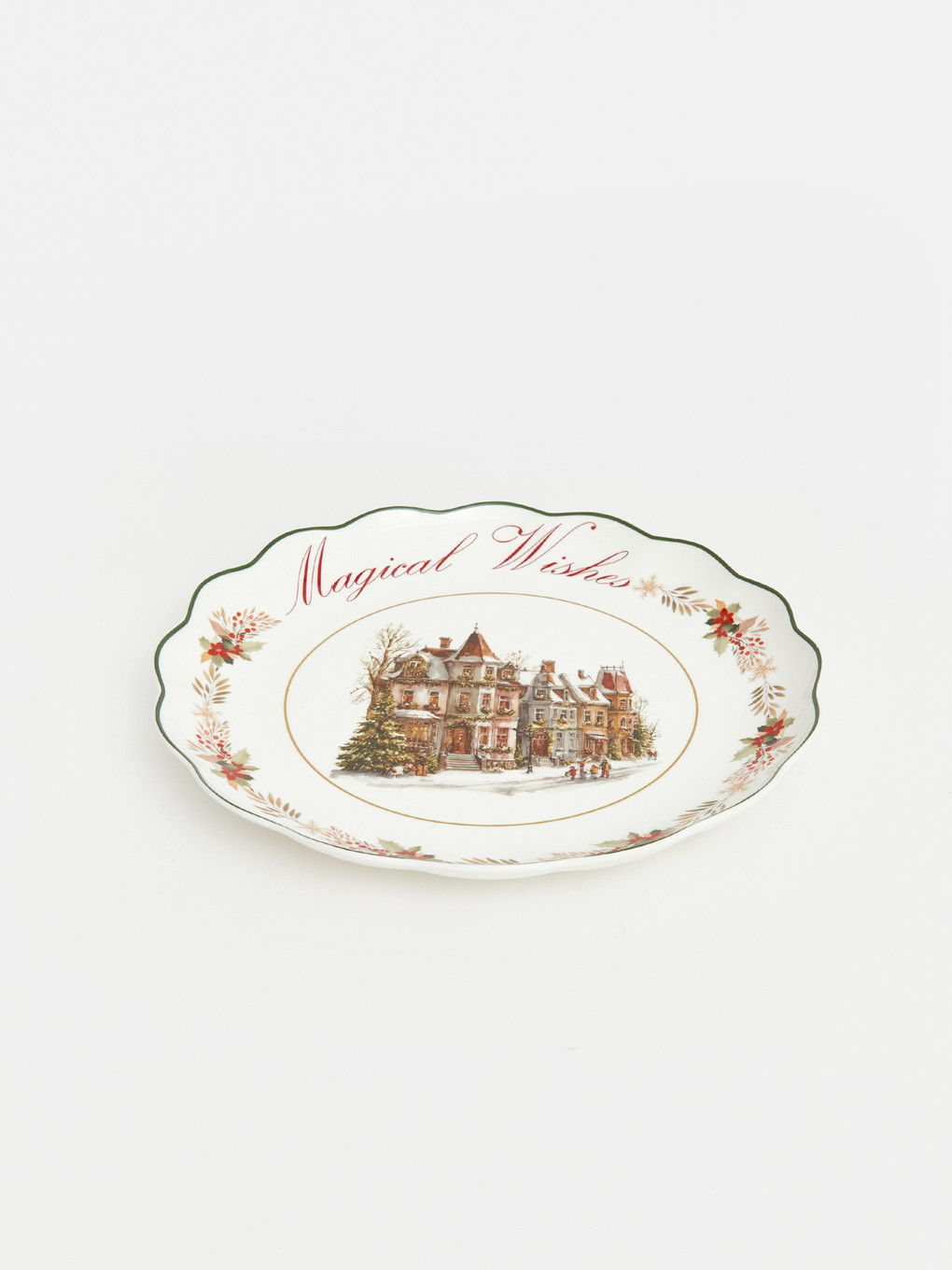 New Year Themed Serving Platter 27 Cm-2