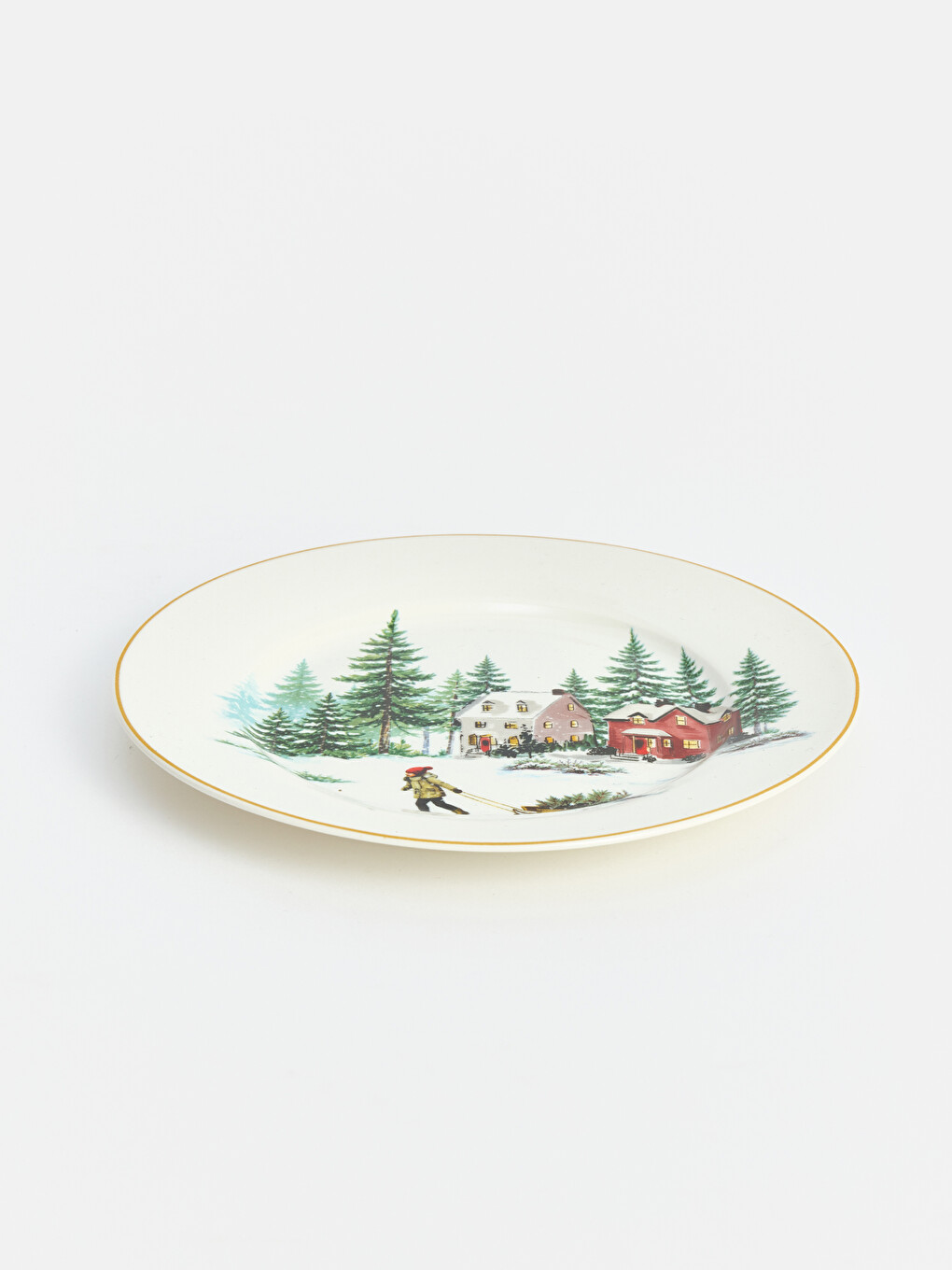 New Year Themed Porcelain Cake Plate-1