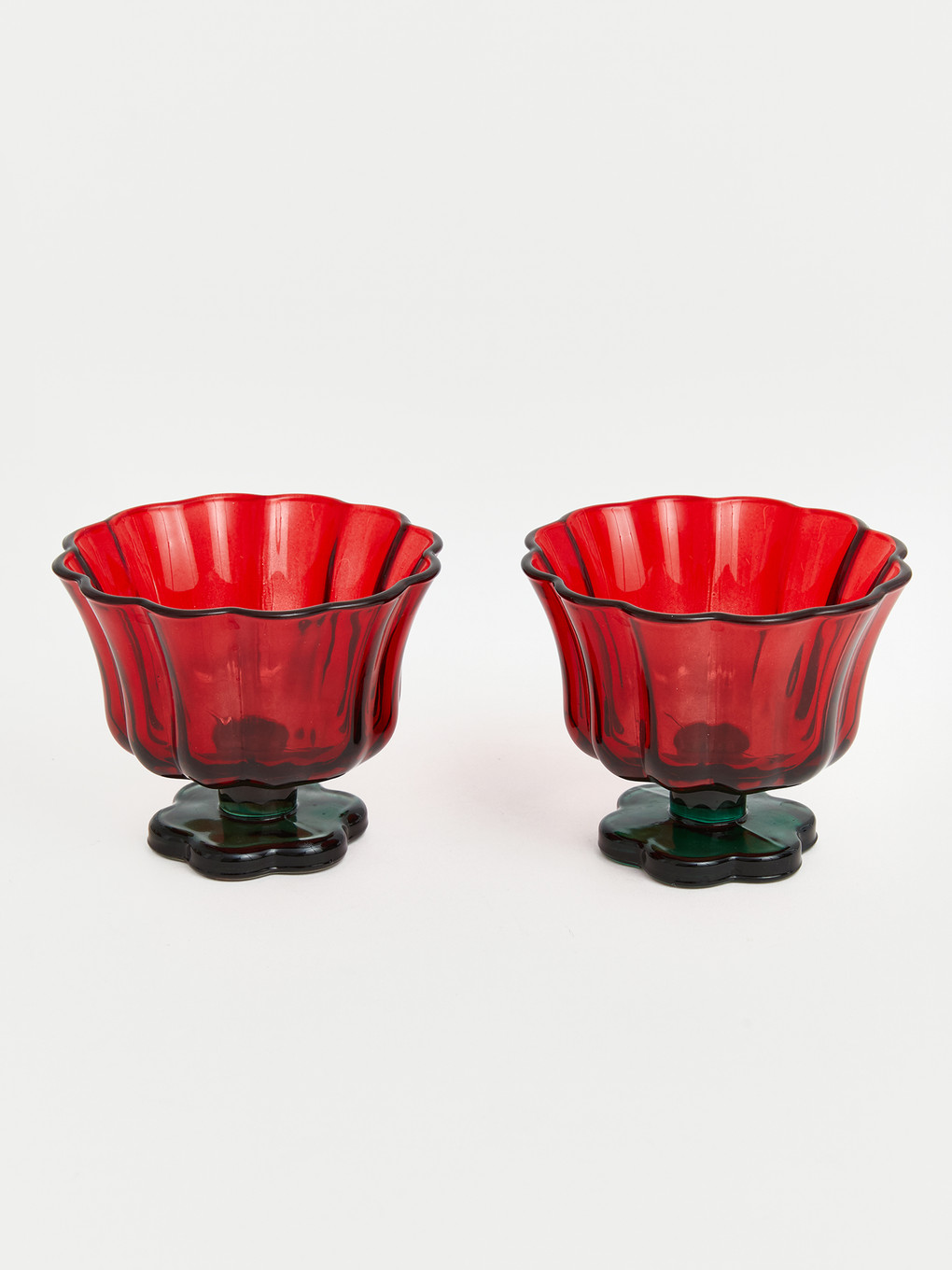 Sliced Glass Bowl 2 Pack-2