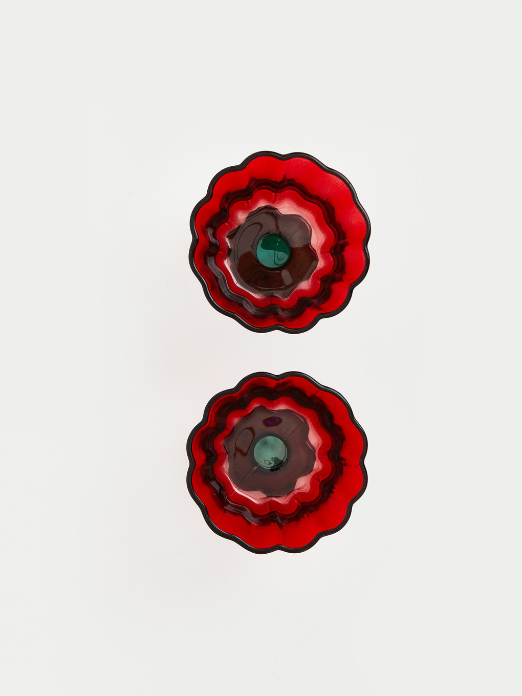 Sliced Glass Bowl 2 Pack-3