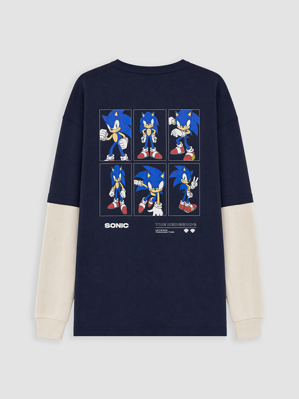 Sonic Printed Boys' T-shirt-2