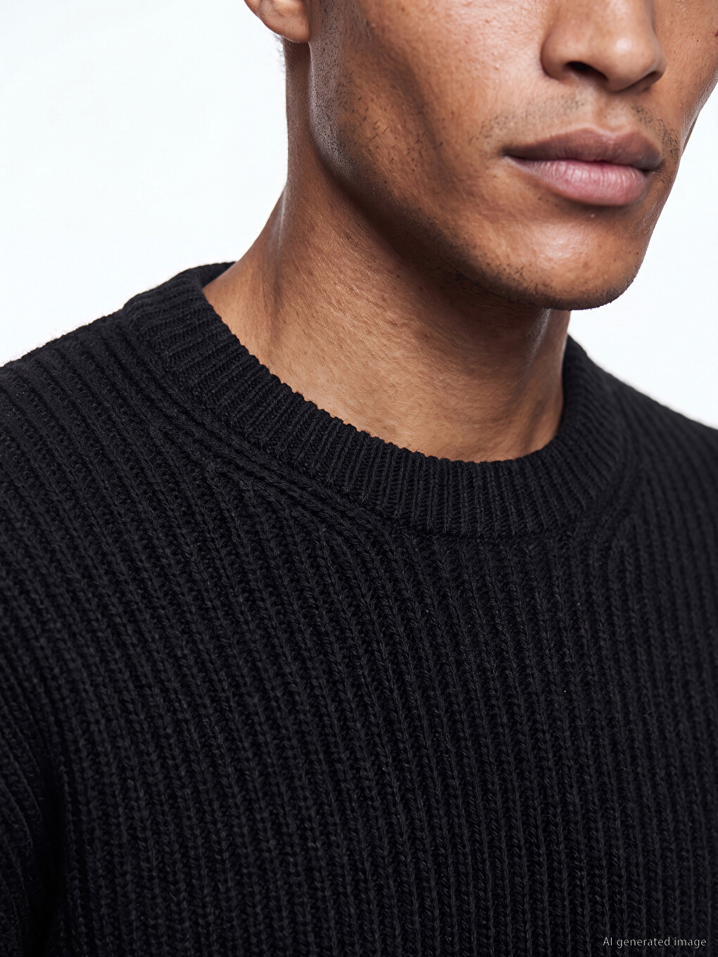Crew Neck Men's Knitwear Sweater-2