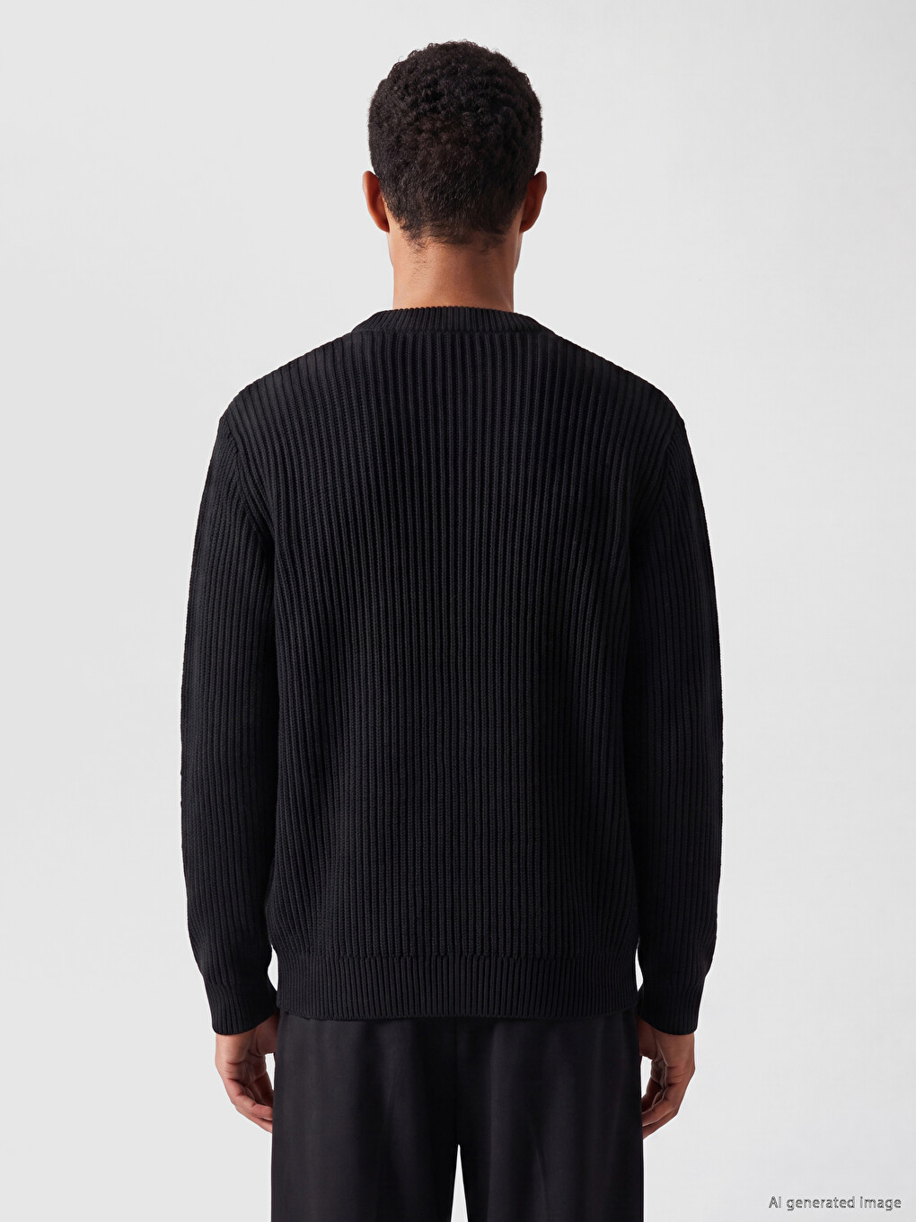 Crew Neck Men's Knitwear Sweater-3