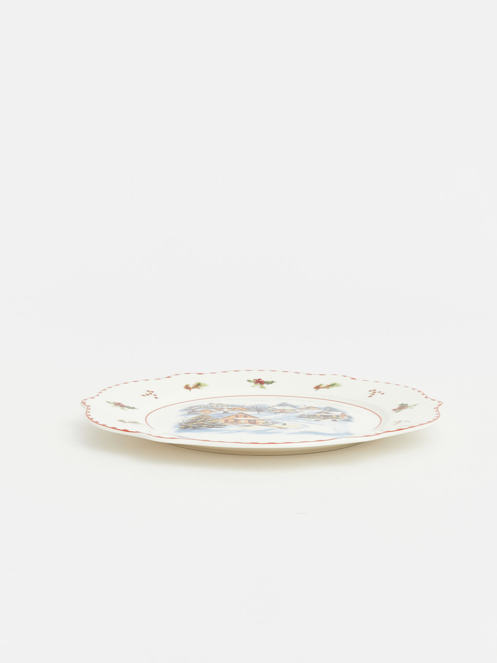 New Year Themed Printed Round Plate-1
