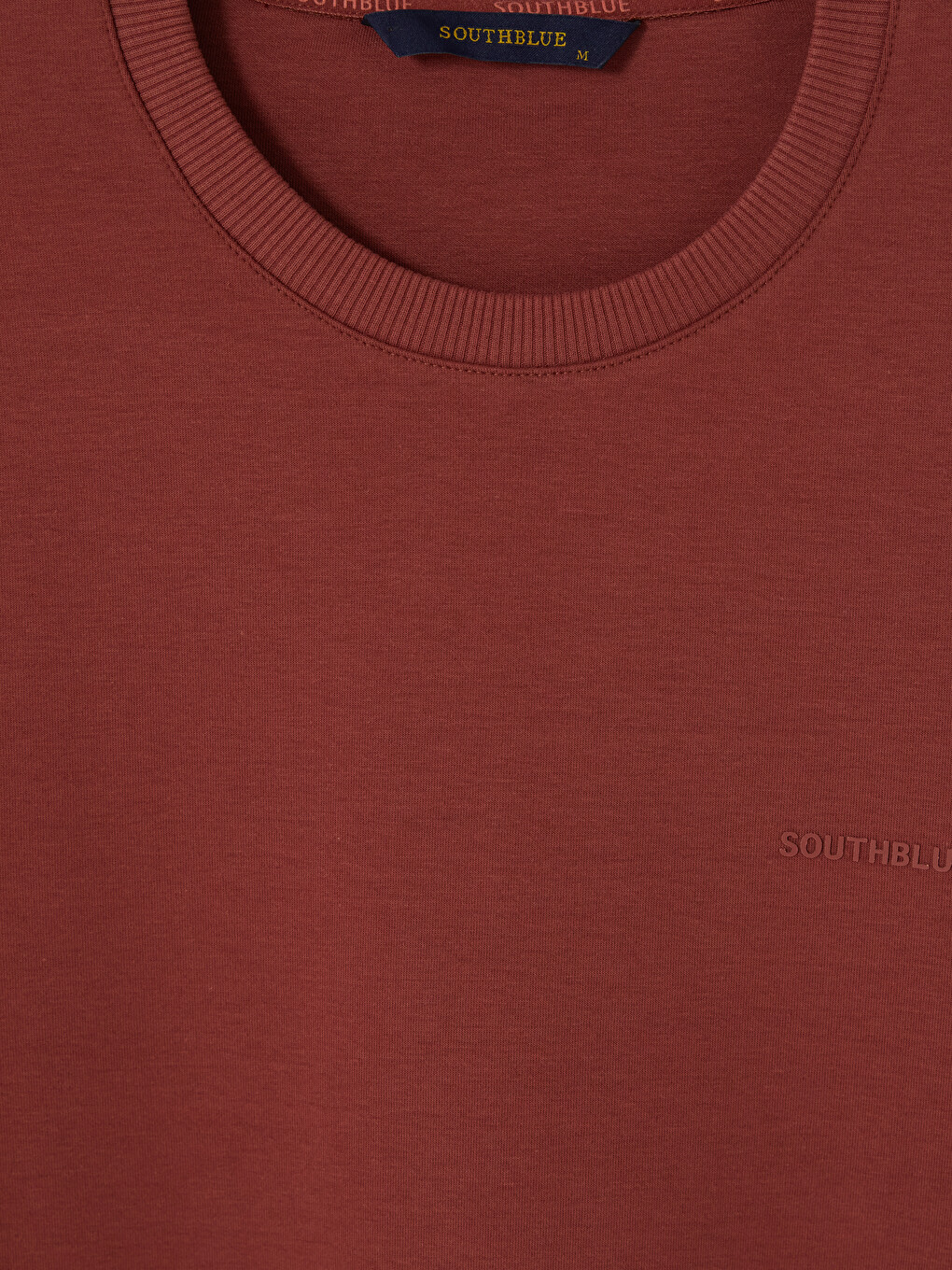 Kahverengi Bisiklet Yaka Erkek Sweatshirt-2