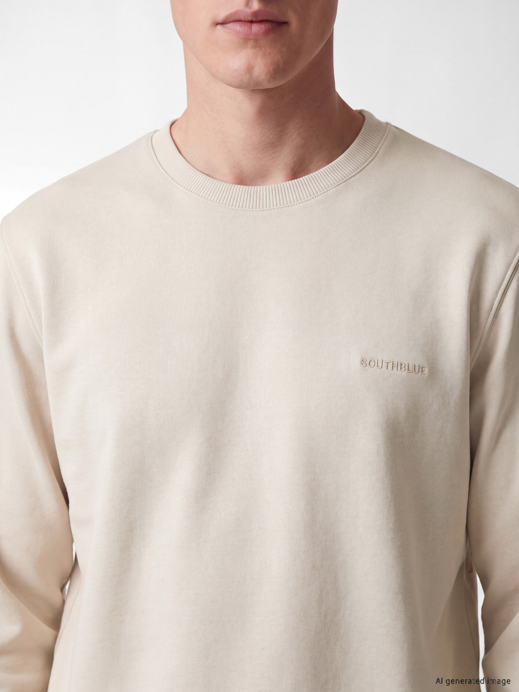 Crew Neck Men's Sweatshirt-2