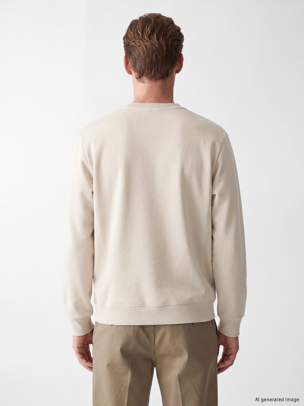 Crew Neck Men's Sweatshirt-3