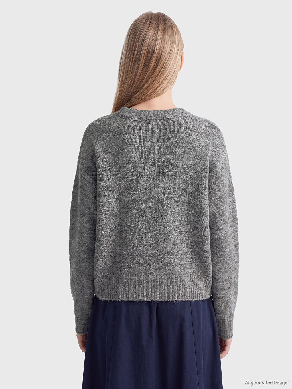 V Neck Women's Knitwear Cardigan-3