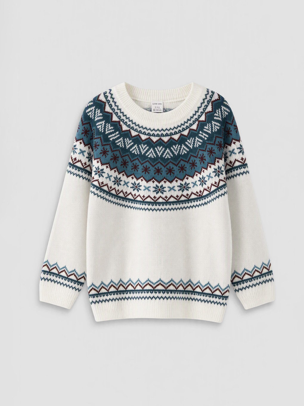 Crew Neck Baby Boys' Knitwear Sweater