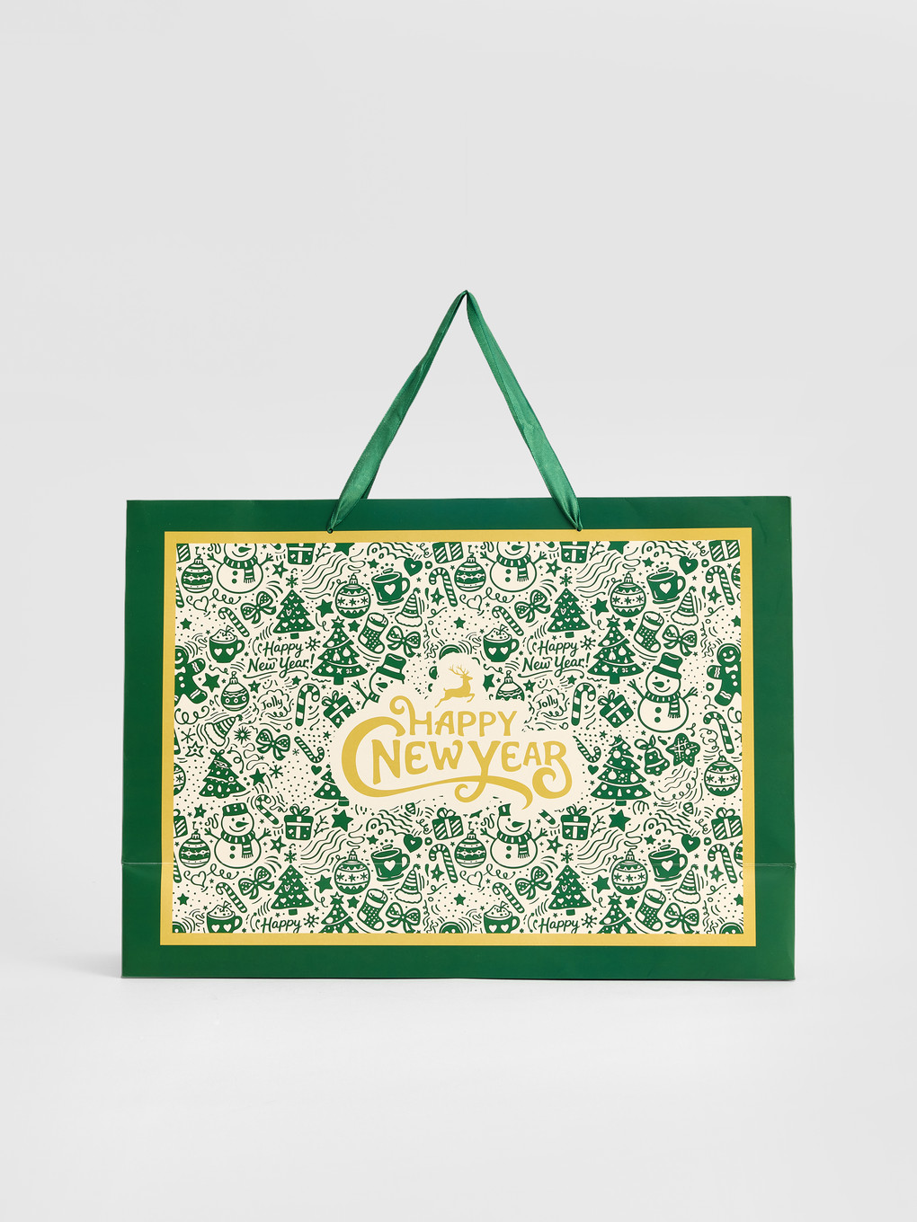 New Year Themed Cardboard Bag-1