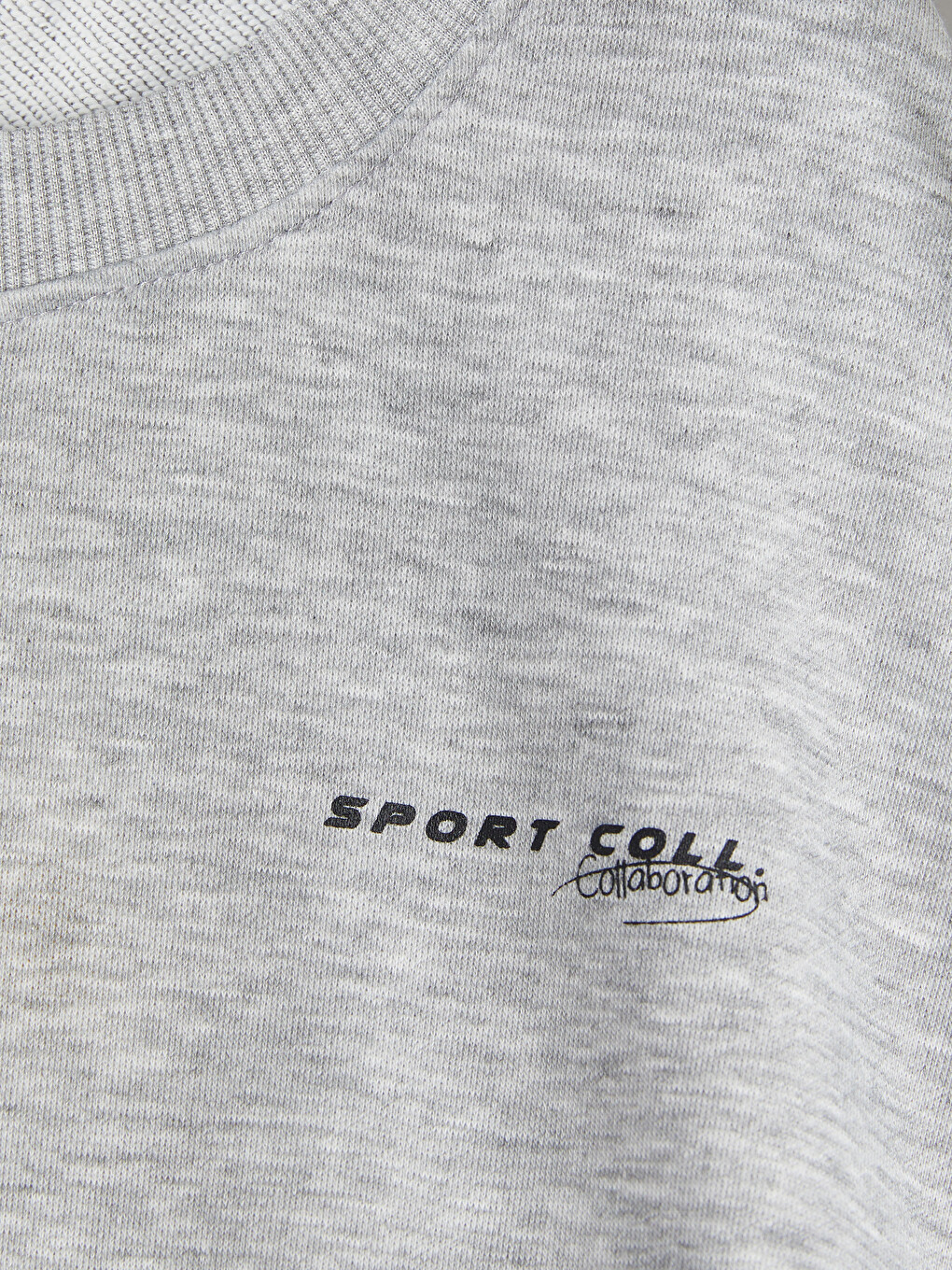 Crew Neck Printed Boys' Sweatshirt-1