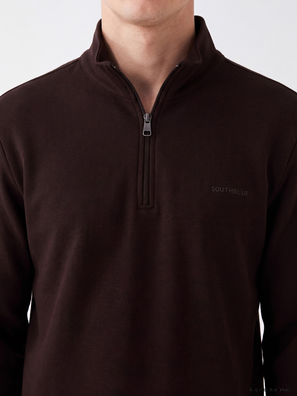 Man Brown Sweatshirt-2