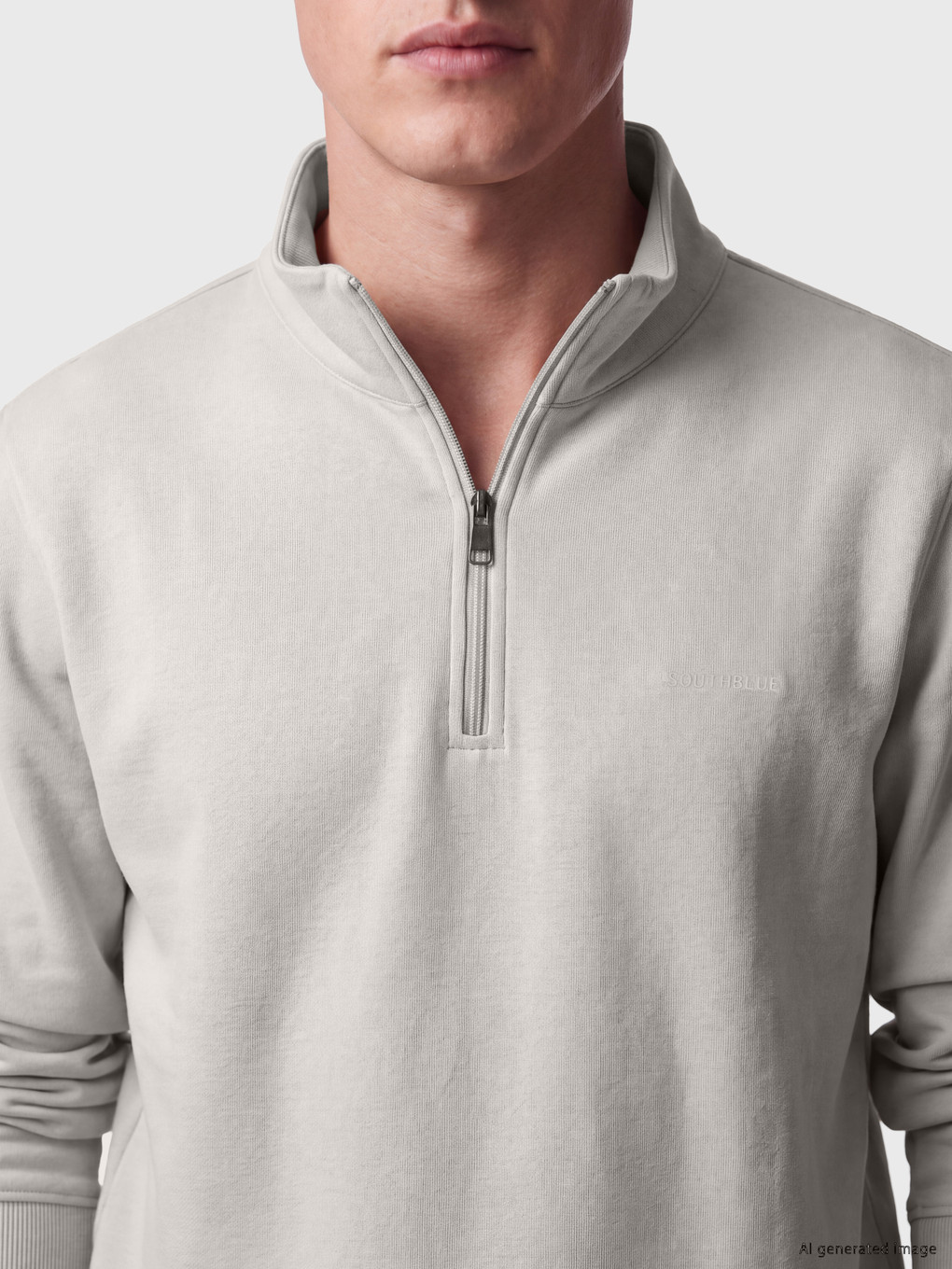 Man Beige Sweatshirt-2