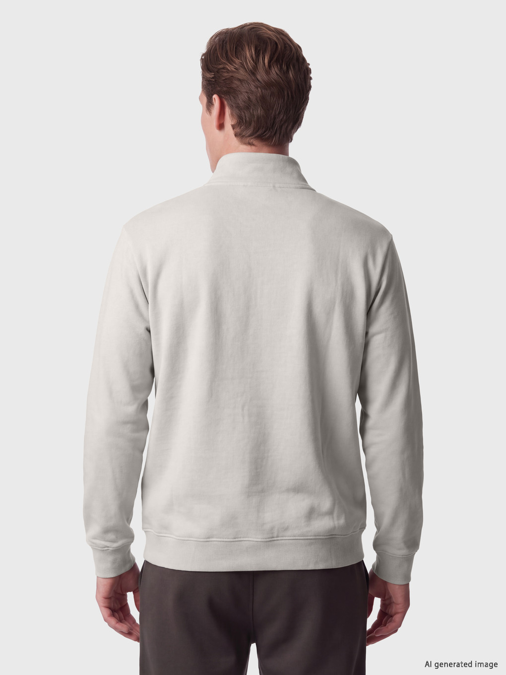 Man Beige Sweatshirt-3