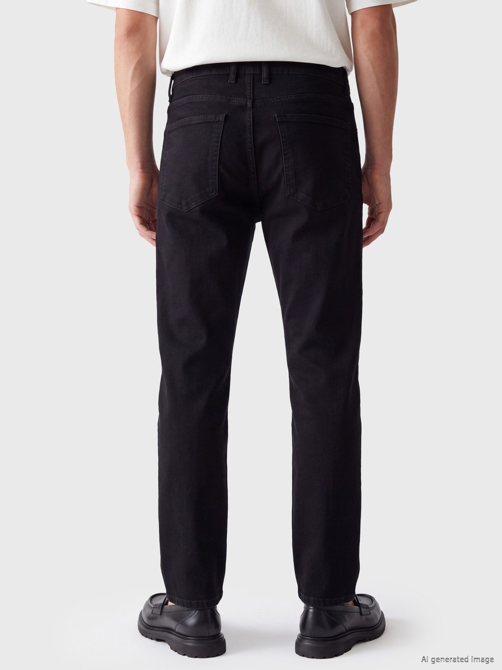 Man Black Jeans-2