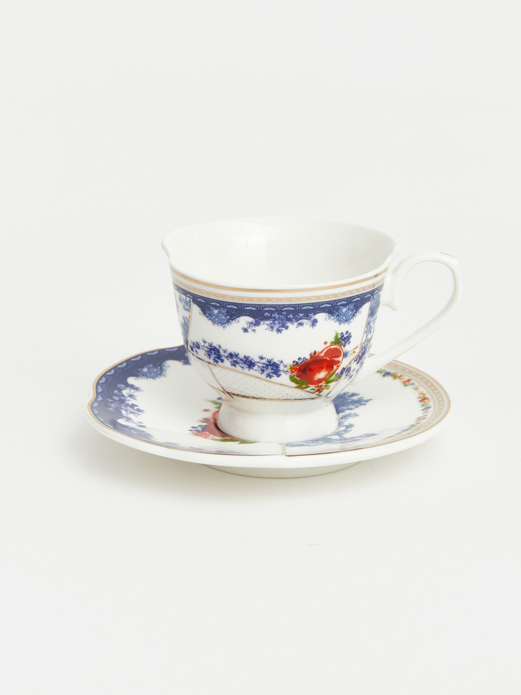 2 Person Patterned Coffee Cup Set-1