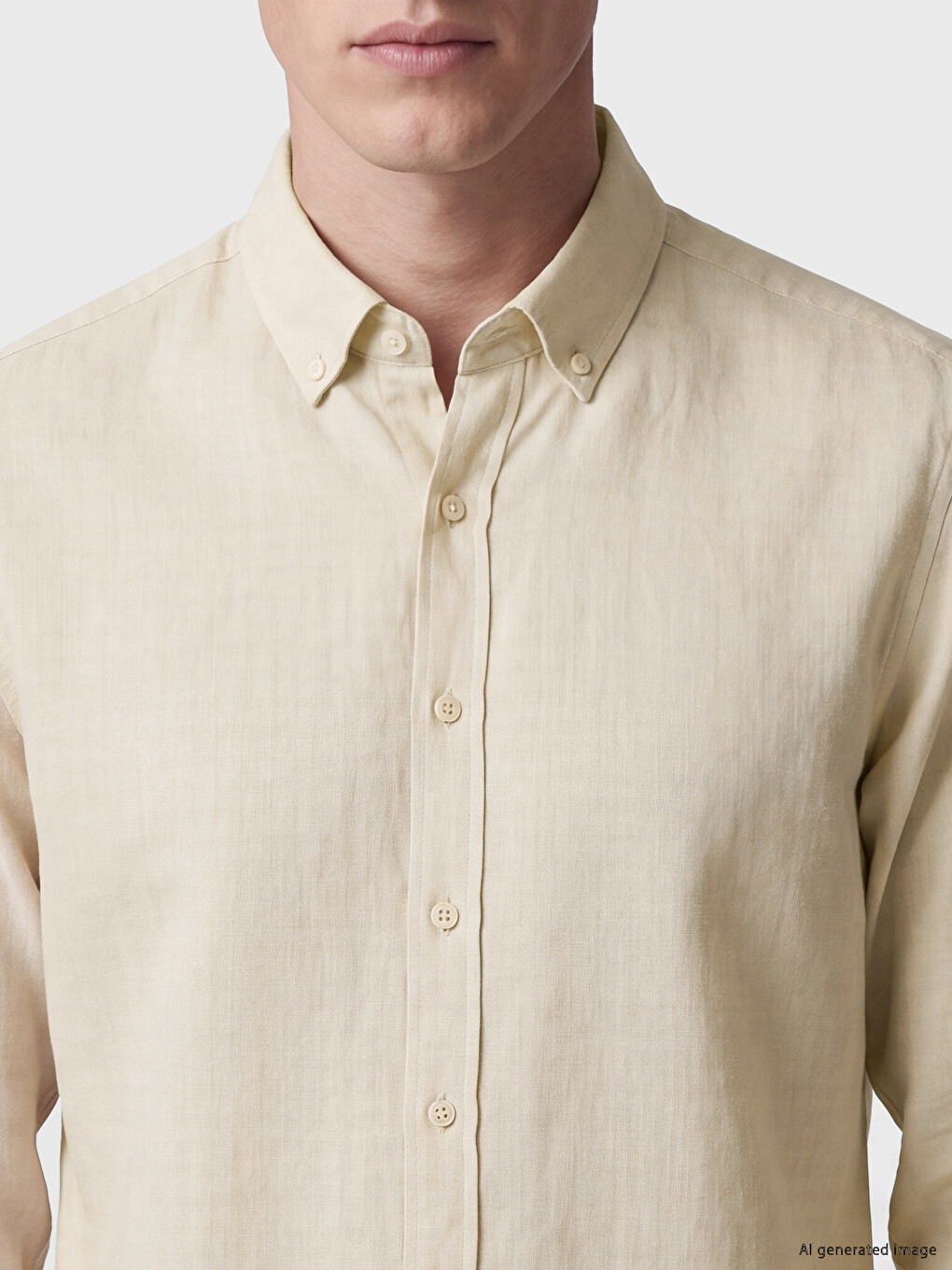 Regular Fit Dobby Men's Shirt-2