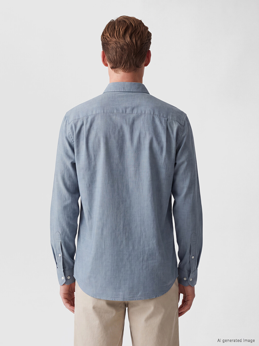 Regular Fit Dobby Men's Shirt-3