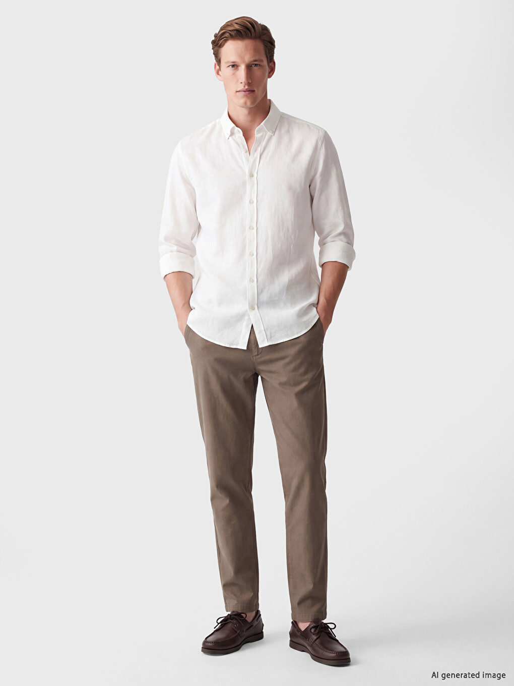 Regular Fit Dobby Men's Shirt-1