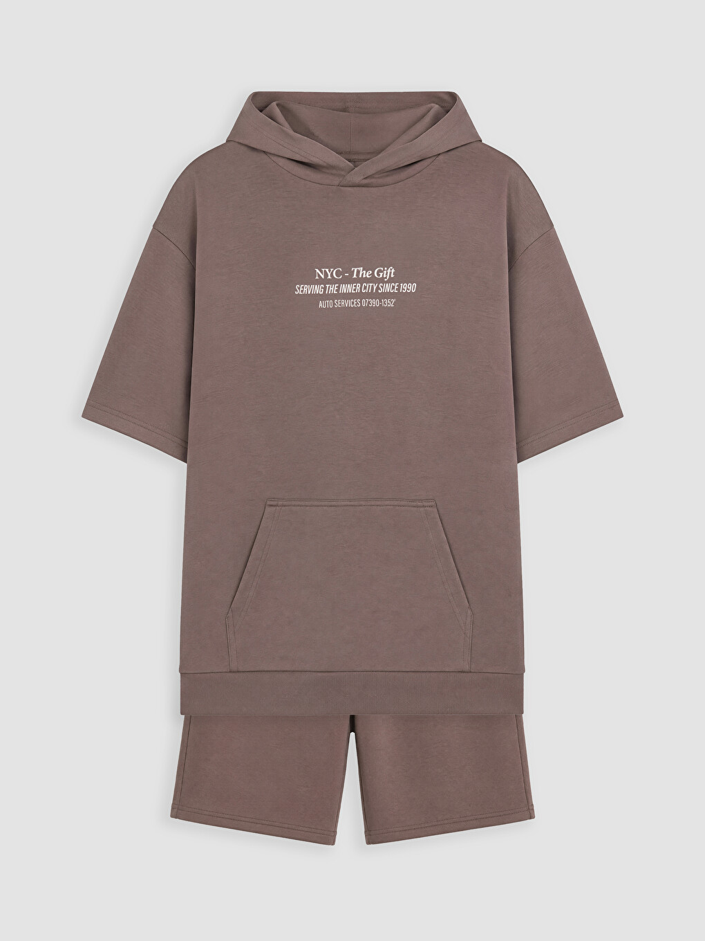 Nyc Printed Boys' Shorts Set