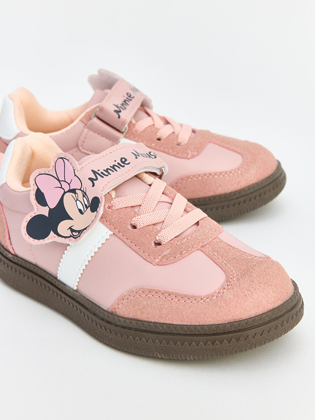 Pembe Minnie Mouse Baskılı Kız Bebek Sneaker-2
