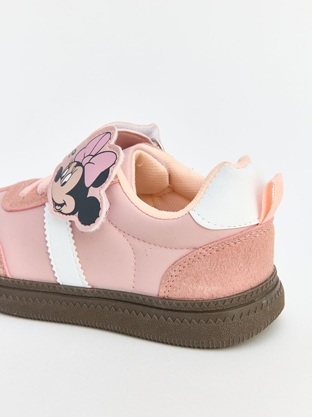 Pembe Minnie Mouse Baskılı Kız Bebek Sneaker-4