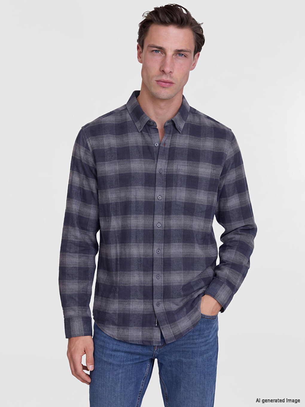 Man Indigo Shirt