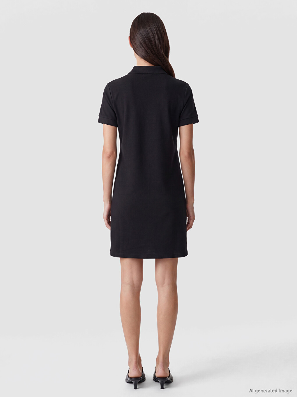 Polo Collar Soft Touch Dress-3