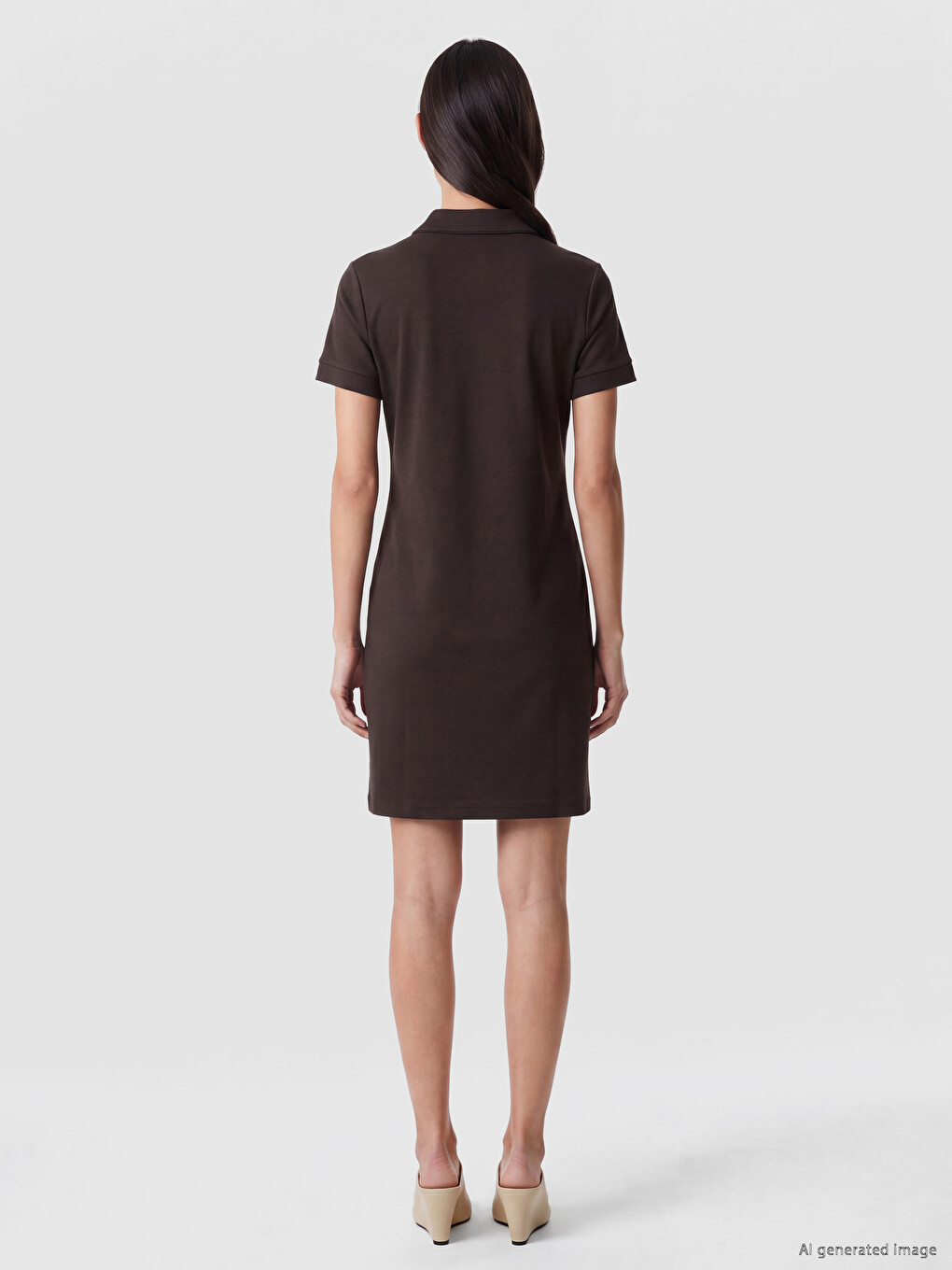 Polo Collar Soft Touch Dress-3