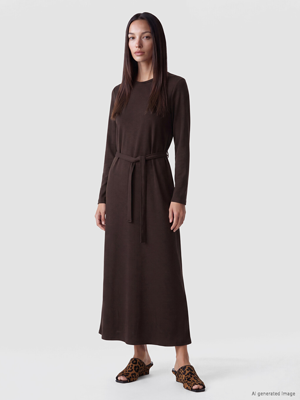 Soft Touch Waist Belted Dress