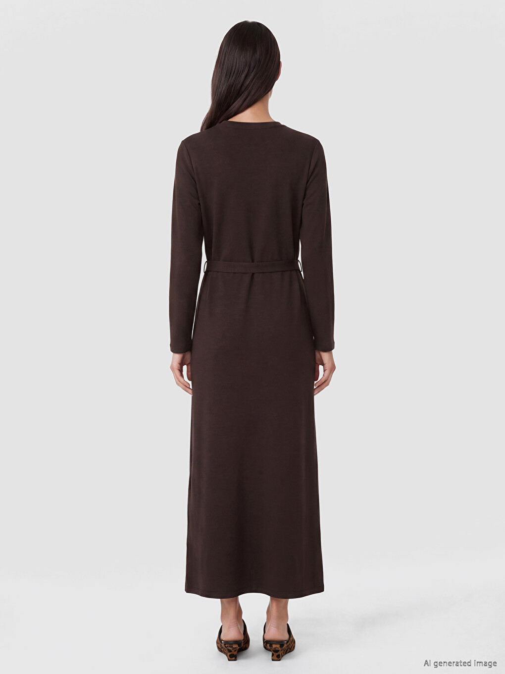 Soft Touch Waist Belted Dress-3
