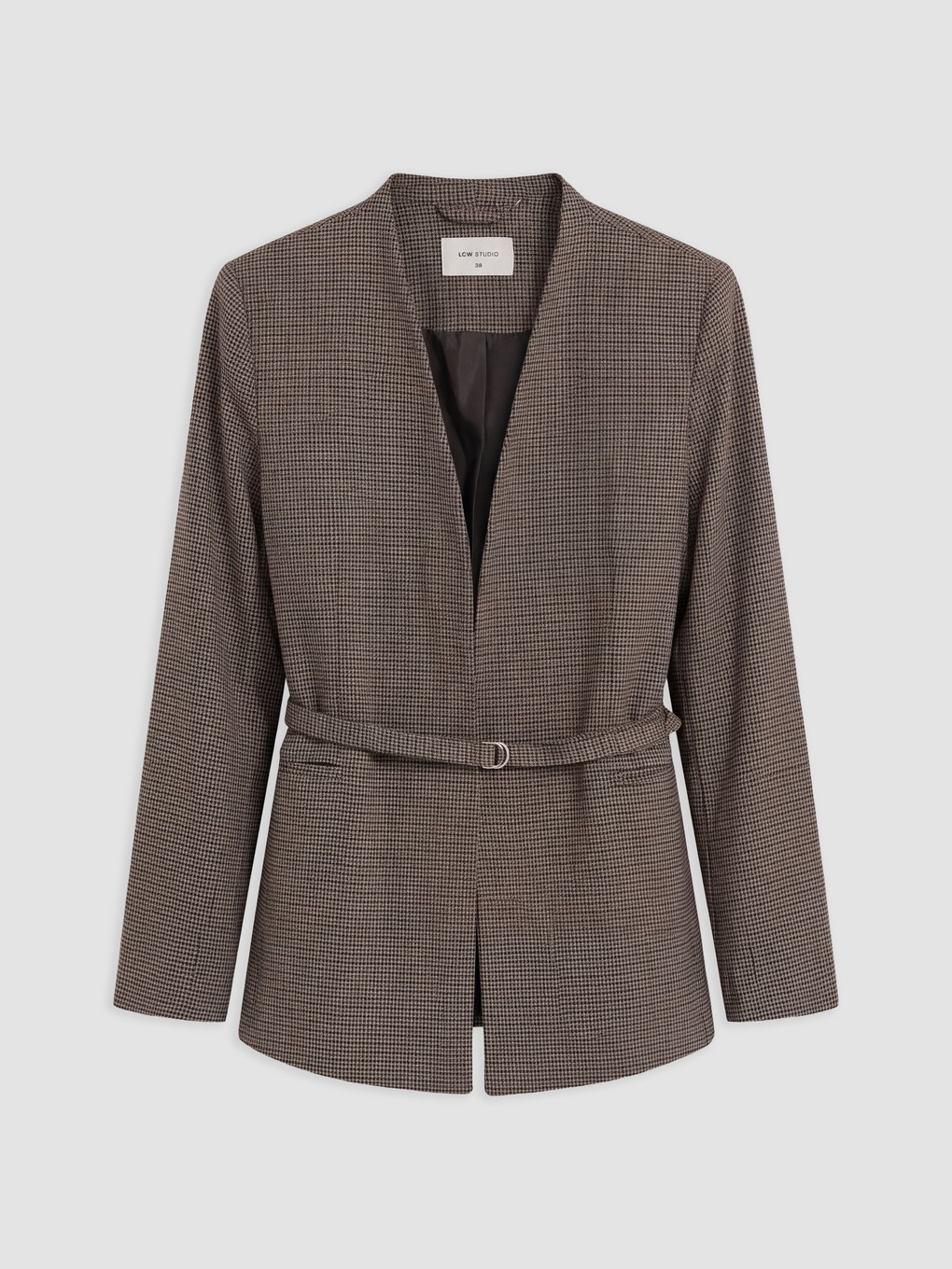 Woman Brown Blazer-5