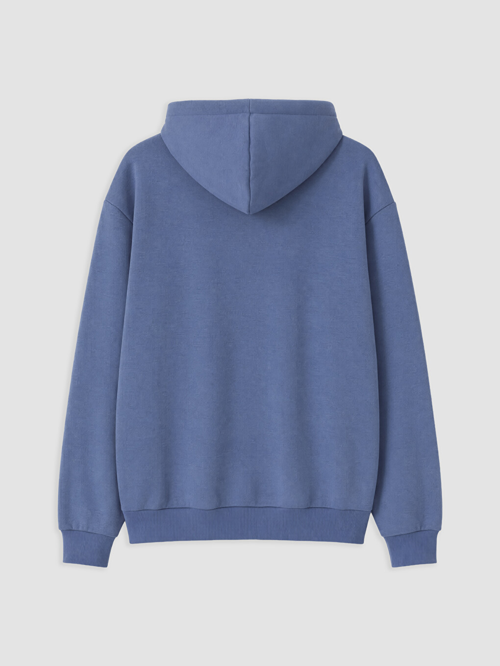 İndigo Erkek Kalın Hoodie-1
