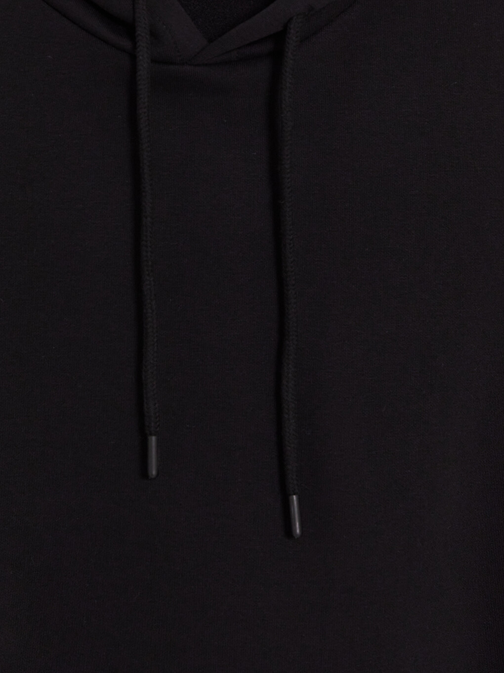 Siyah Kapüşonlu Erkek Kalın Sweatshirt-6