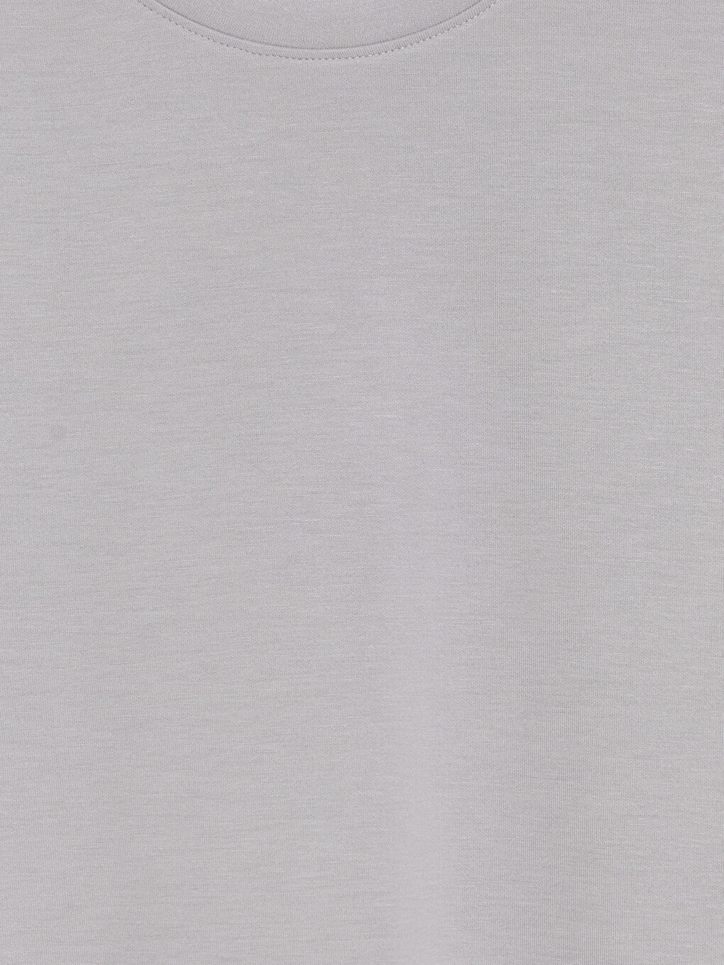 Gri Loose Fit Soft Touch Erkek Tişört-6