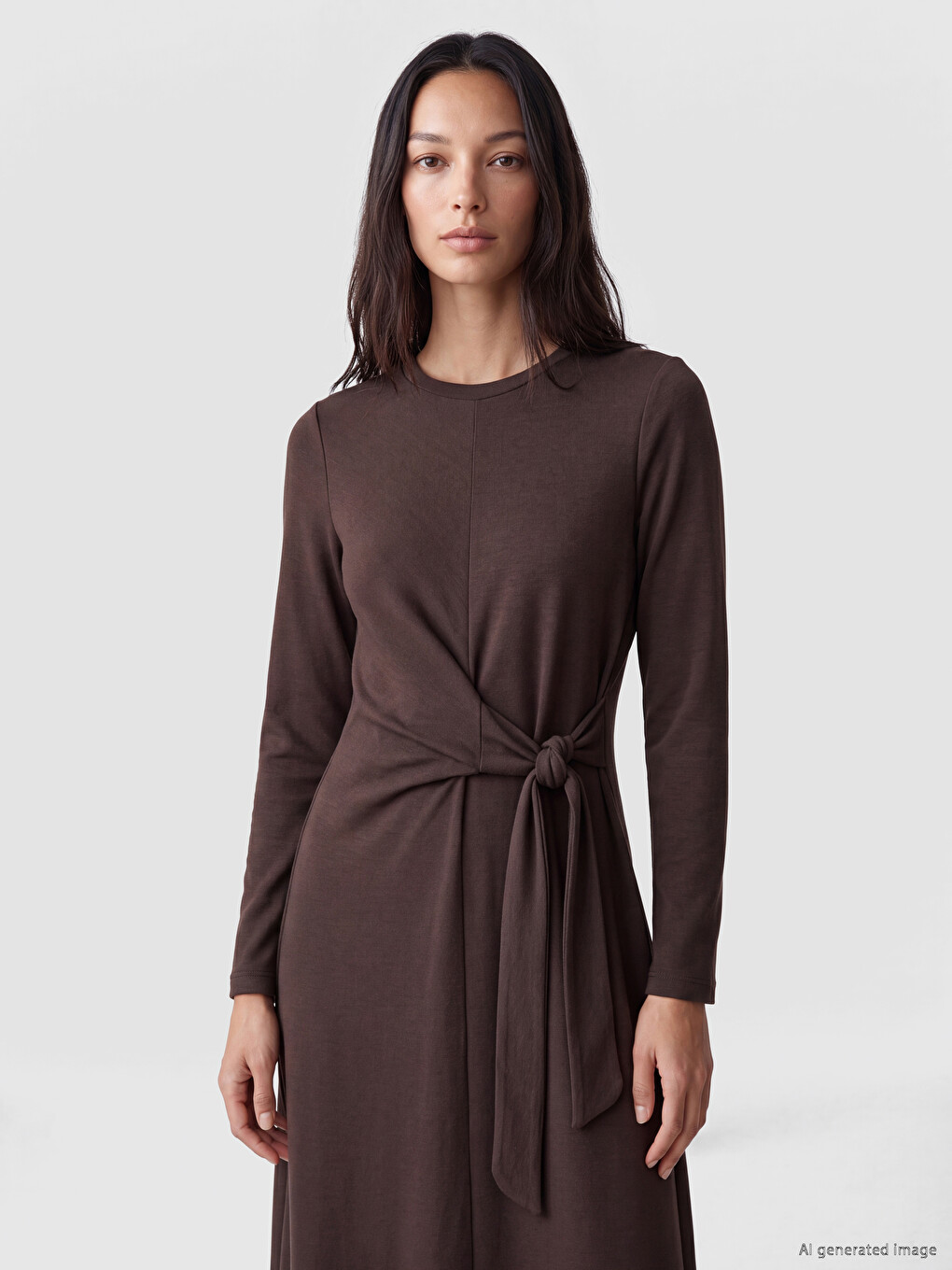 Soft Touch Tie Waist Dress-1