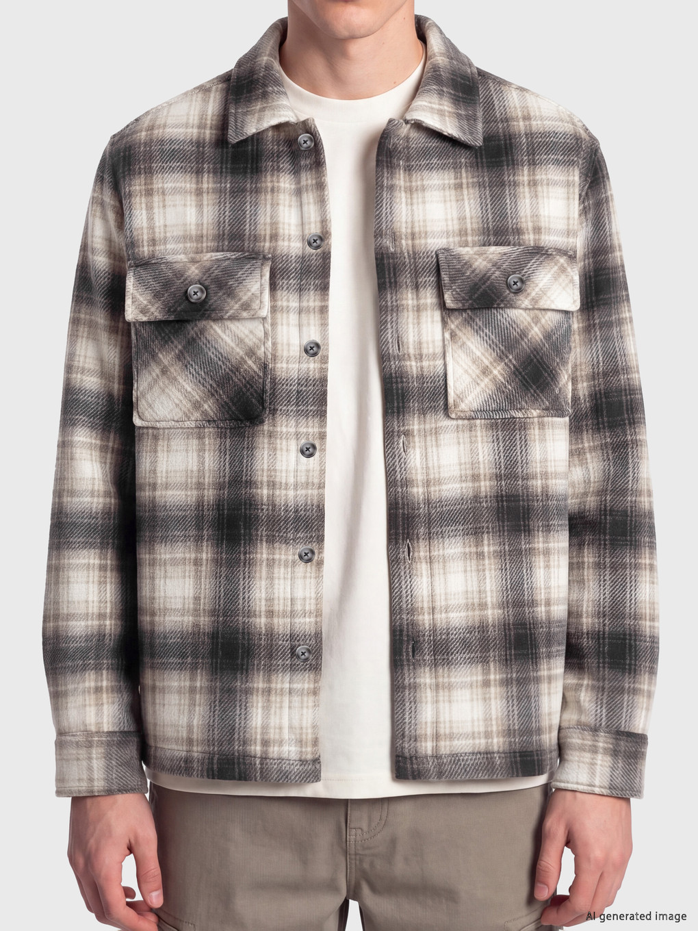 Man Grey Overshirt-2