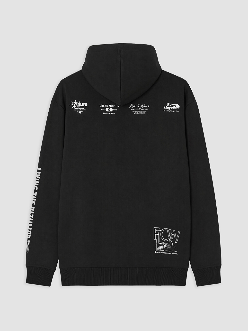 Printed Men's Thick Hoodie-5