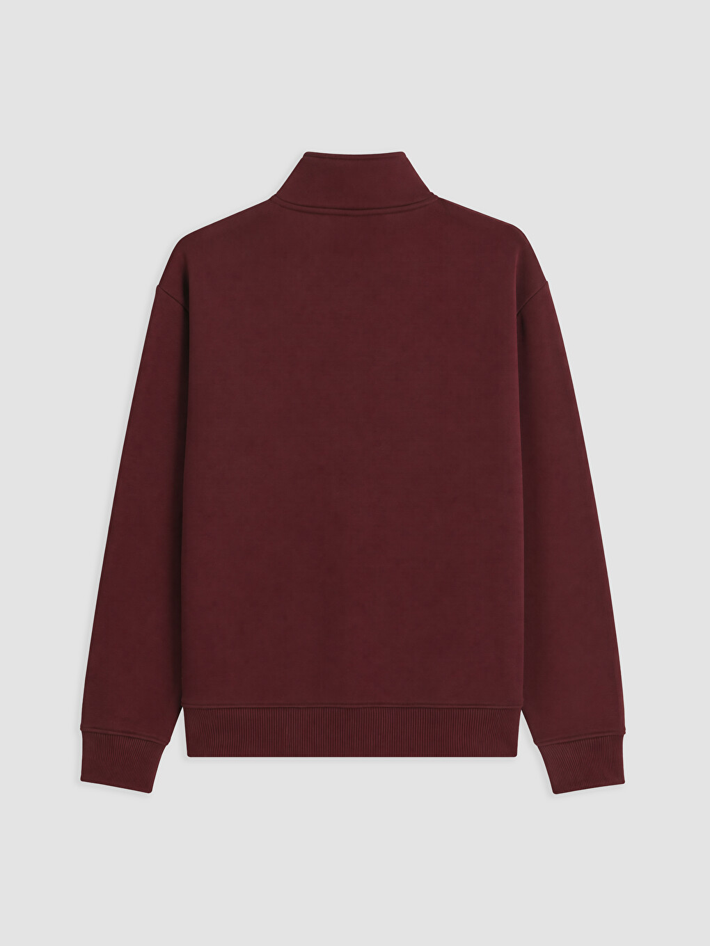 Mock Neck Marseille Printed Men's Thick Sweatshirt-5