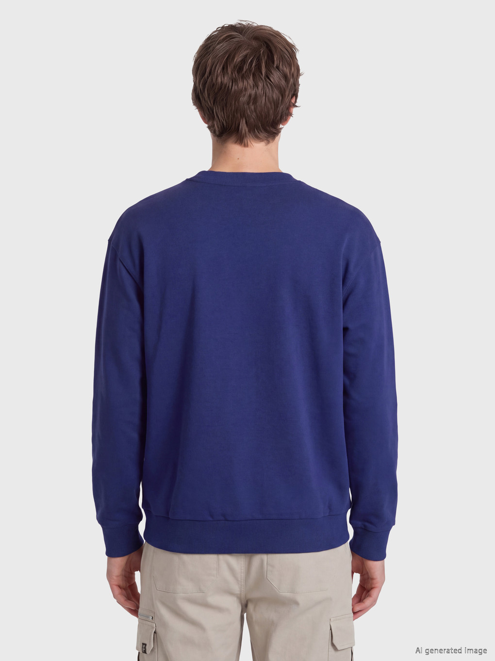 Crew Neck Printed Sweatshirt-3