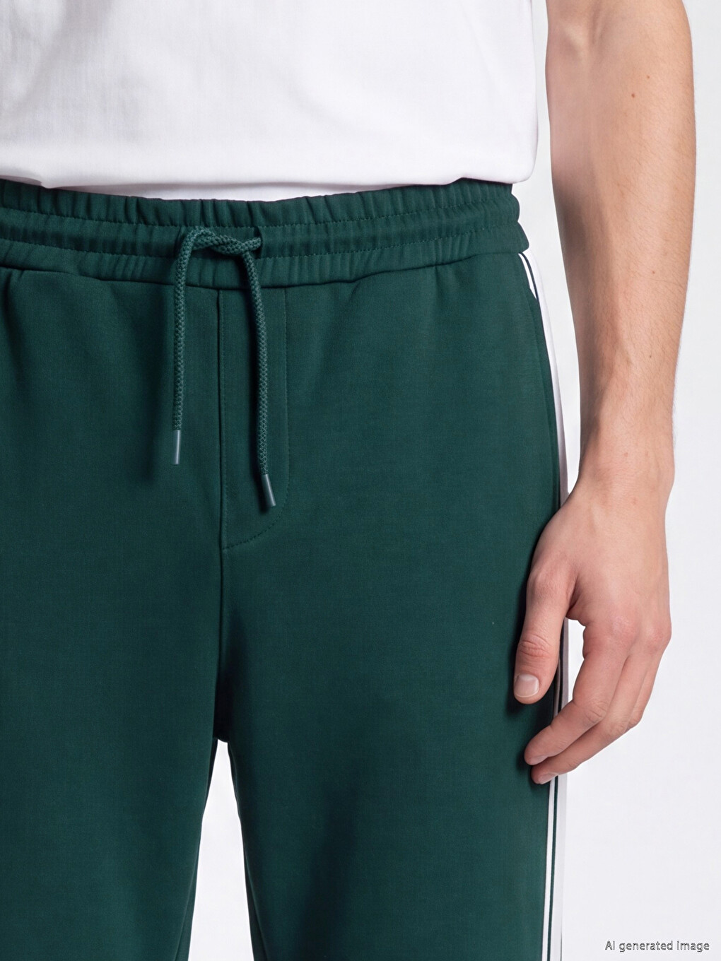 Regular Fit Sides Striped Men's Sweatpants-3