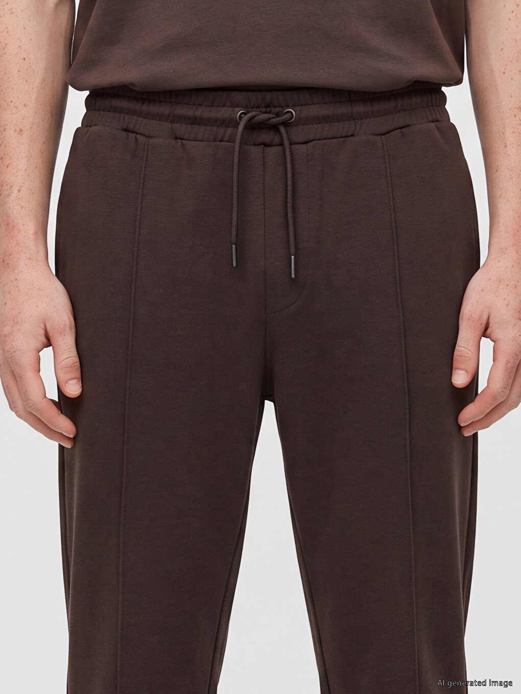 Kahverengi Regular Fit Soft Touch Erkek Pantolon-2